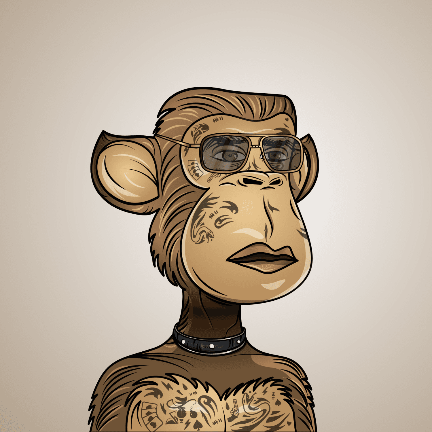 Gangsta Ape Clubs #2178