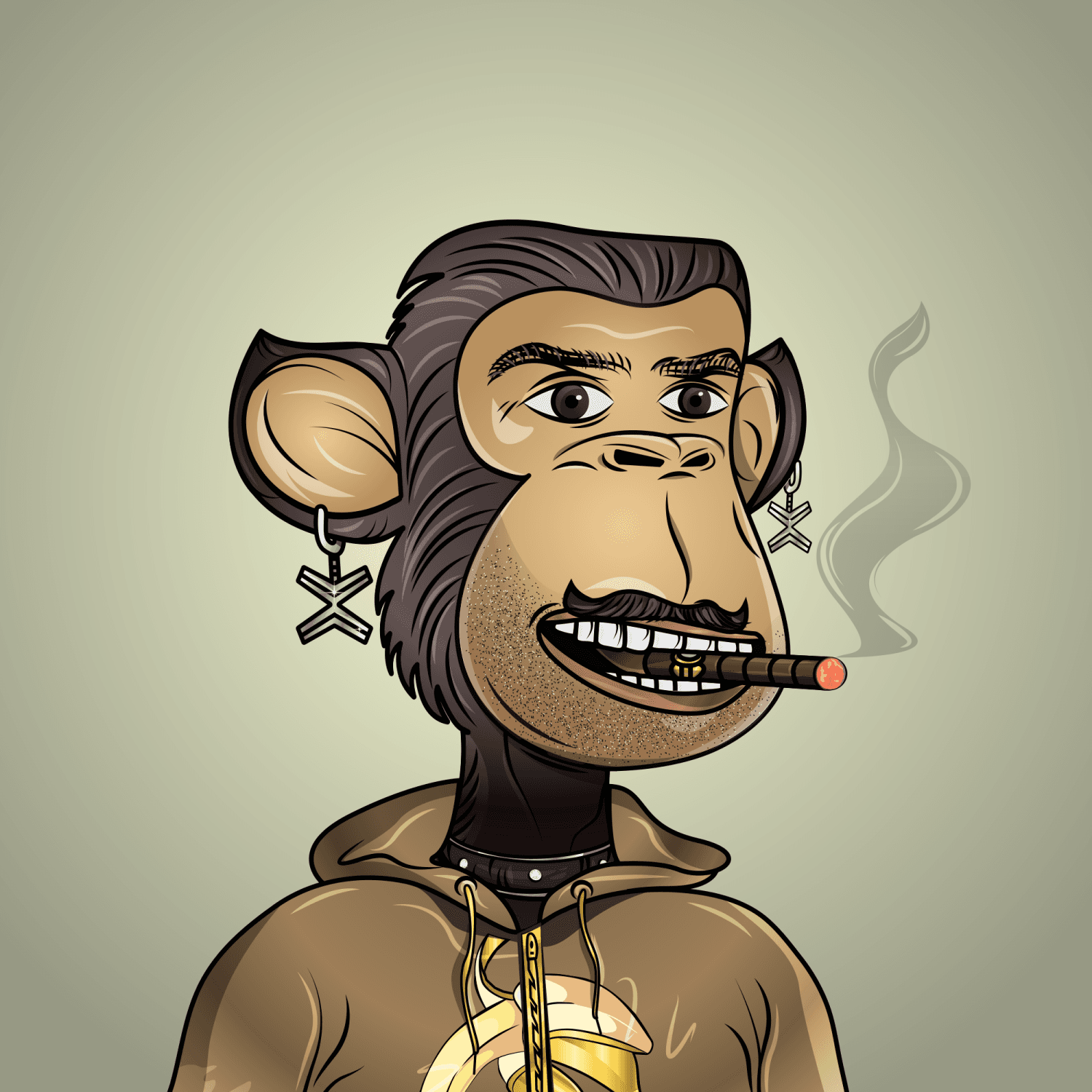 Gangsta Ape Clubs #3728